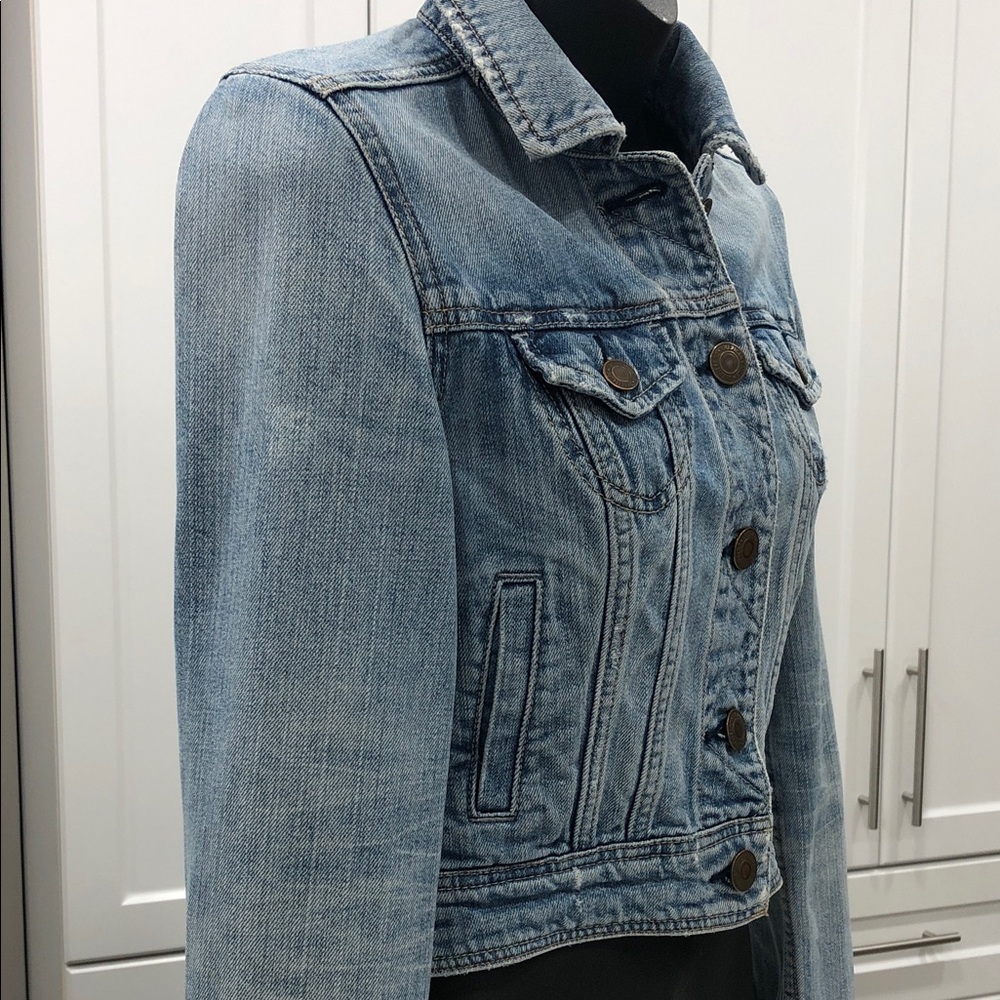 🦅American Eagle Women’s Jean Jacket – Size XS - Picture 6 of 13